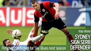 Sydney sign Serbian defender Petkovic