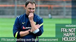 FFA: Not happy, Holger...