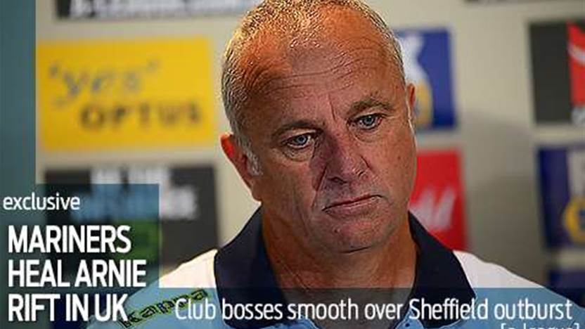 Mariners heal Arnie rift with Sheffield United