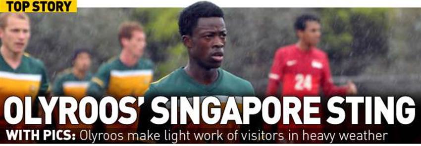 Olyroos' Singapore Sting Olyroos' Singapore Sting