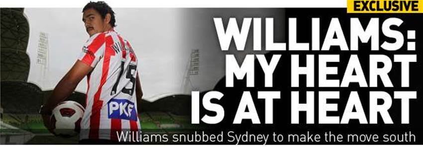 Williams: My Heart Was At Heart Williams: My Heart Was At Heart