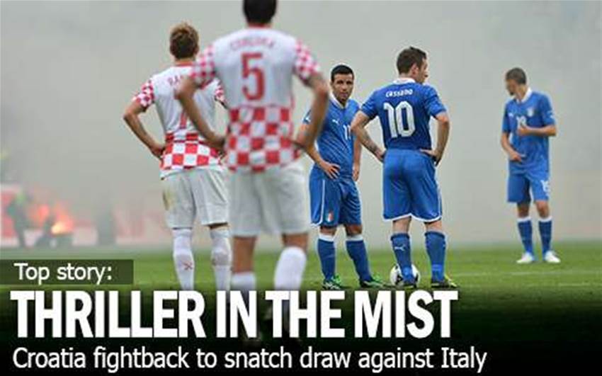 Croatia Fight Back For Italy Draw Croatia Fight Back For Italy Draw