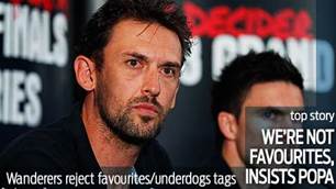 Popovic shrugs off favourites tag