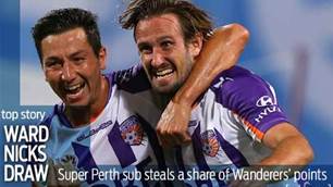 Ward nicks a share of Wanderer's points