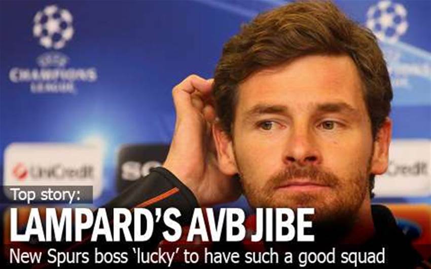 Lampard: Villas-Boas Lucky To Get Spurs Role Lampard: Villas-Boas Lucky To Get Spurs Role