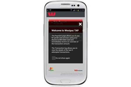 Westpac trials contactless mobile payments