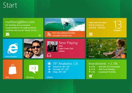 IE10 does the Metro desktop tango