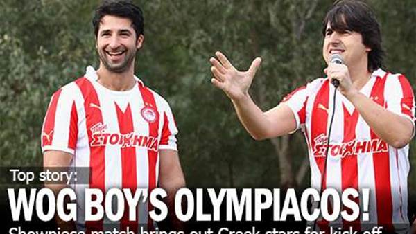 Wog Boy Kicks Off Olympiacos Showpiece