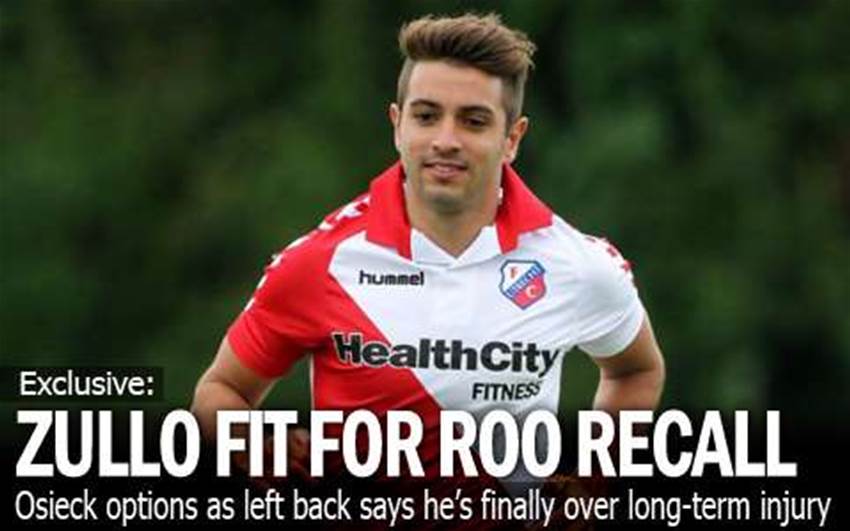 Left Back Zullo: I'm Finally Over Injury Left Back Zullo: I'm Finally Over Injury