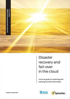 Disaster recovery in the cloud
