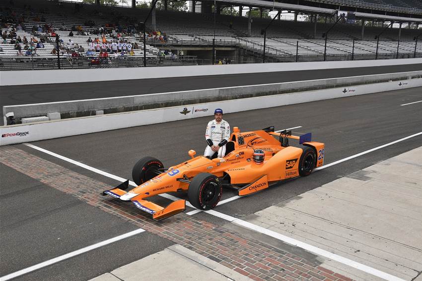 Video: Alonso and Rossi Indy pole day press conference Video: Alonso and Rossi Indy pole day press conference