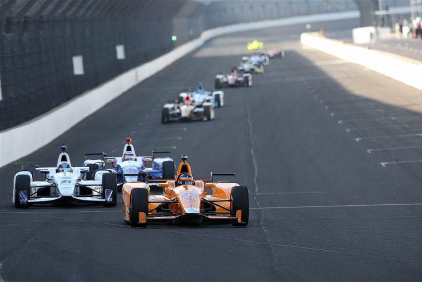 Video: Alonso fourth fastest in Indy practice day four Video: Alonso fourth fastest in Indy practice day four