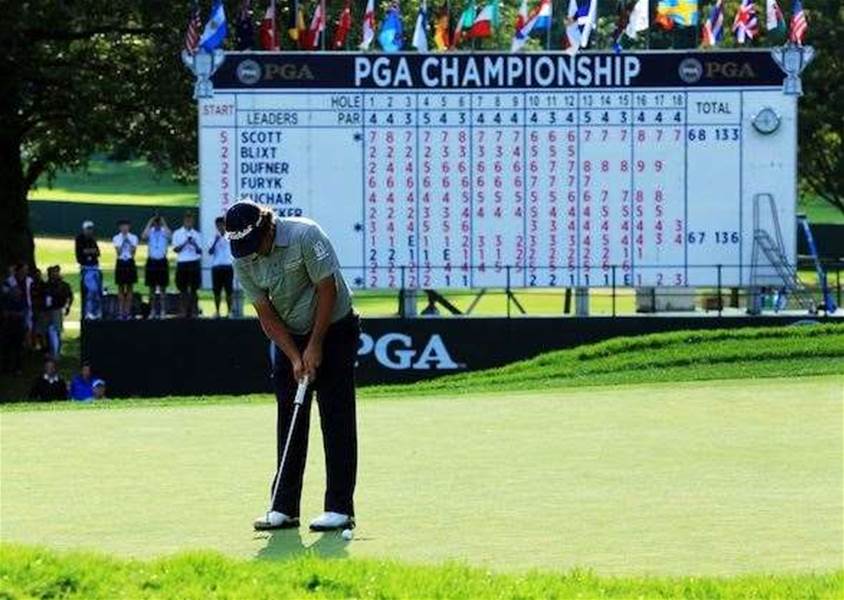 PGA 2nd round: Dufner storms ahead of Scott by two PGA 2nd round: Dufner storms ahead of Scott by two