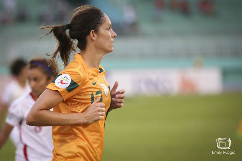 8. Kate Gill becomes Australian All-time leading goalscorer