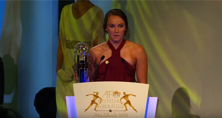 Caitlin Foord crowned 2016 AFC Women&#8217;s Player of the Year