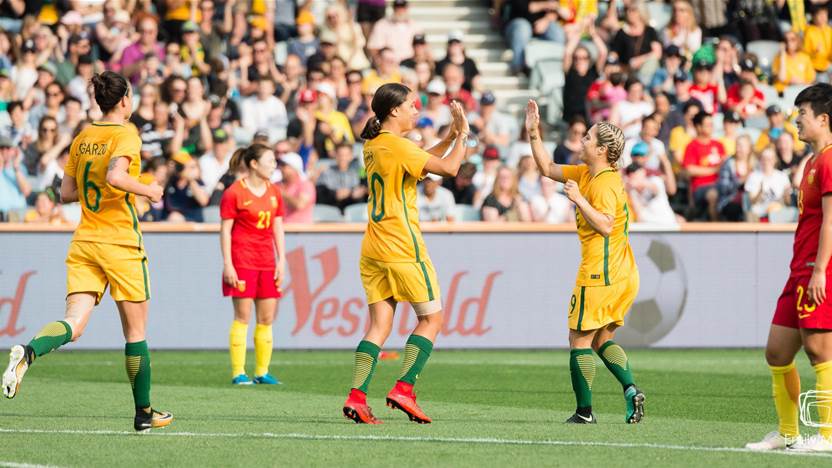Matildas Deliver 5-1 Blow to China