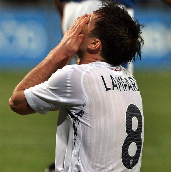 Lampard Facing England Chop Lampard Facing England Chop