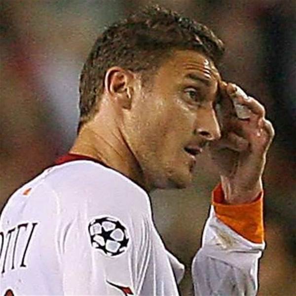 Totti Stunned By Rampant United Totti Stunned By Rampant United