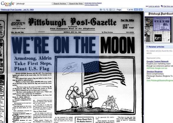 Google launches digital index of print newspapers