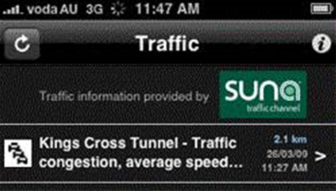 Aussie iPhone Traffic App launched