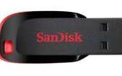 SanDisk unveils tiny Cruzer Blade USB drive