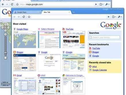 Google Chrome uses rivals' code