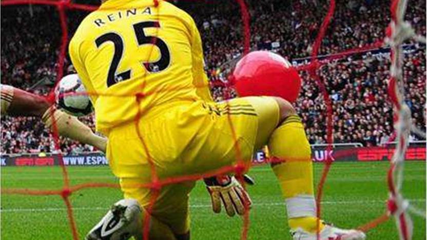 Freak Bent Goal Sinks Liverpool