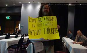 Video: Stallman on software patent fears