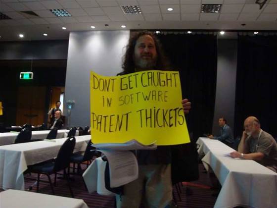 Video: Stallman on software patent fears