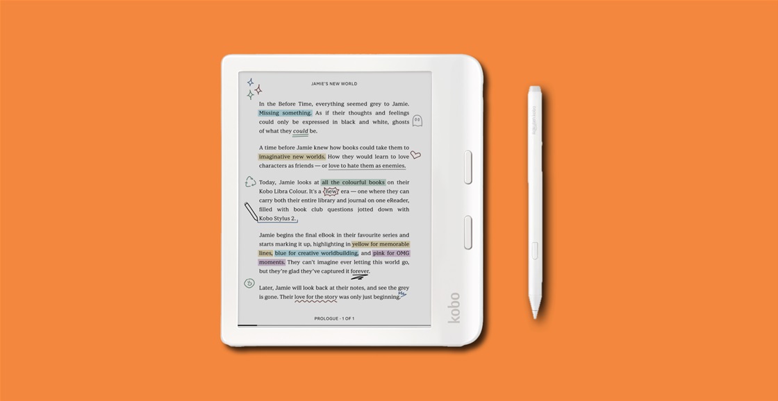 K-ZONE MAY/JUN'25 KOBO LIBRA COLOUR WITH A KOBO STYLUS 2 GIVEAWAY
