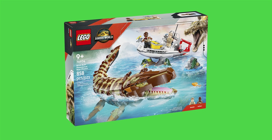 K-ZONE AUG/SEP&#8217;25 LEGO JURASSIC WORLD REBIRTH BRICK-BUILT MOSASAURUS BOAT MISSION SET GIVEAWAY