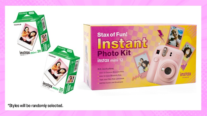 TOTAL GIRL DEC&#8217;23 A FUJIFILM INSTAX MINI12 PHOTOGRAPHER KIT PRIZE PACK GIVEAWAY