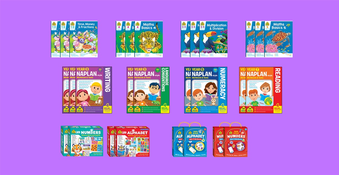 K-ZONE JAN&#8217;22 A HINKLER SCHOOL ZONE BOOK PACK GIVEAWAY
