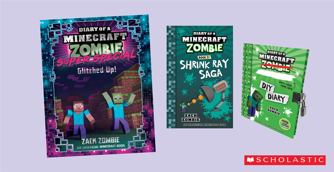 K-ZONE SEP&#8217;21 DIARY OF A MINECRAFT ZOMBIE BOOK PACK GIVEAWAY