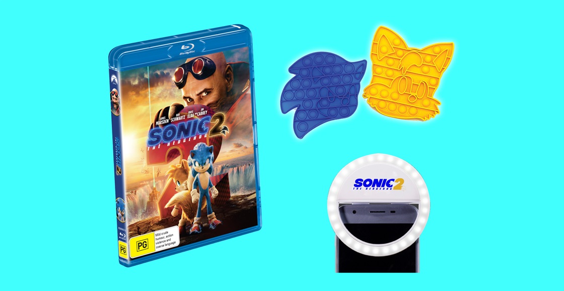 K-ZONE SEP’22 A SONIC THE HEDGEHOG 2 BLU-RAY AND MERCH PACK GIVEAWAY