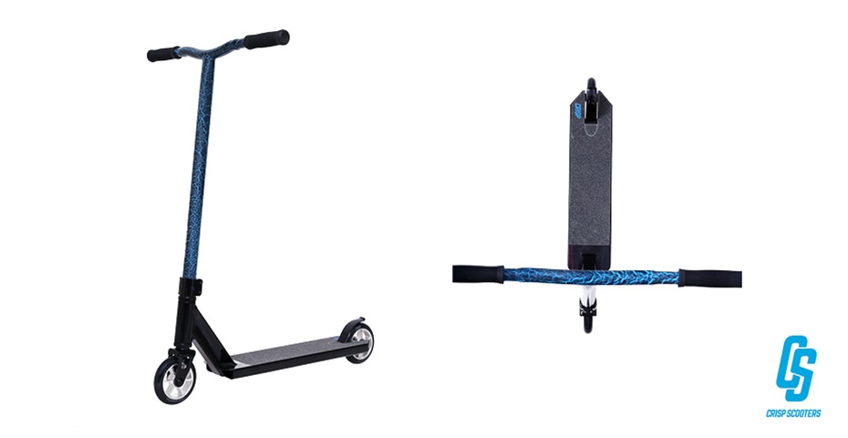 K-ZONE NOV&#8217;20 CRISP BLASTER BLACK/BLUE CRACKING SCOOTER GIVEAWAY