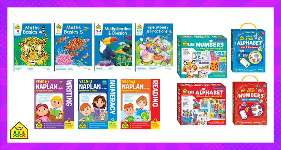 TOTAL GIRL JAN&#8217;22 A HINKLER SCHOOL ZONE BOOK PACK GIVEAWAY