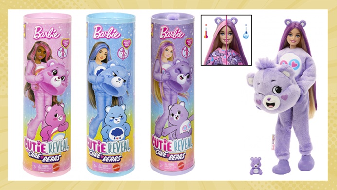 TOTAL GIRL JAN&#8217;25 A BARBIE CUTIE REVEAL CARE BEARS SERIES DOLLS PRIZE PACK GIVEAWAY