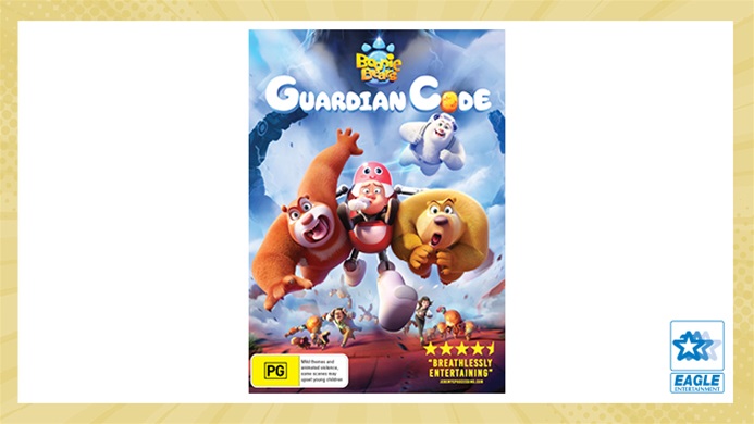 TOTAL GIRL FEB&#8217;24 A BOONIE BEARS: GUARDIAN CODE DVD GIVEAWAY
