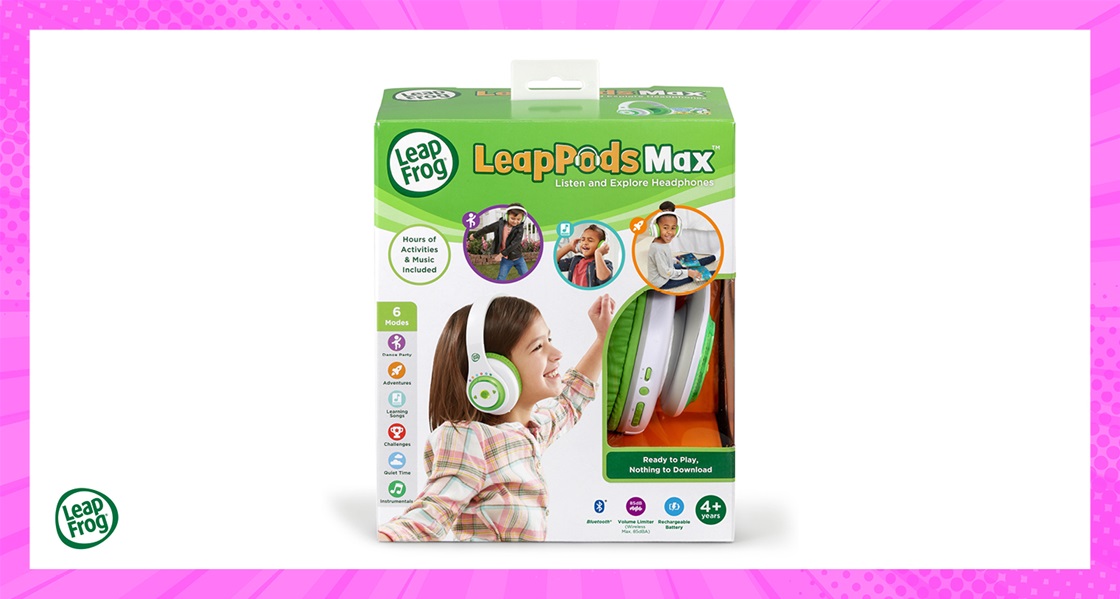 TOTAL GIRL APR’23 A PAIR OF LEAPFROG LEAPPODS MAX HEADPHONES GIVEAWAY