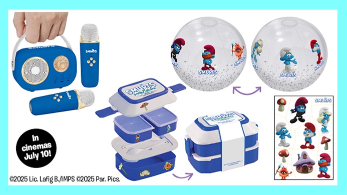 TOTAL GIRL JUL '25 A SMURFS MOVIE MERCH PACK GIVEAWAY