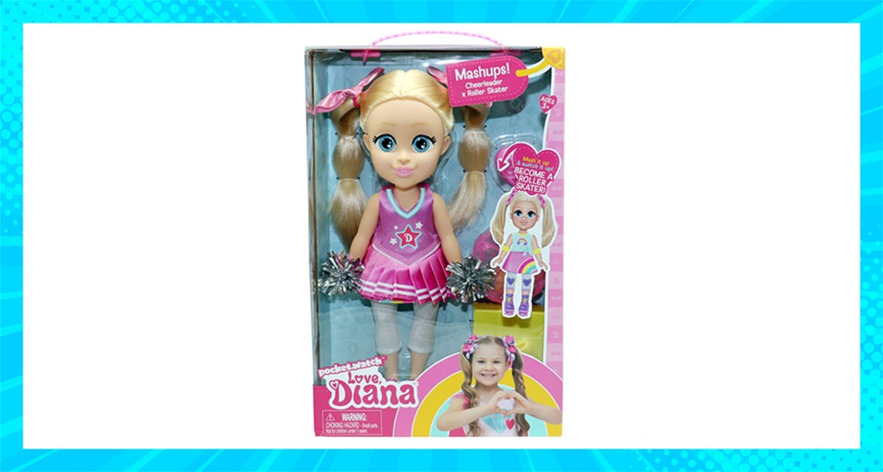TOTAL GIRL OCT’21 A LOVE, DIANA MASHUP DOLL CHEERLEADER X ROLLER-SKATER GIVEAWAY