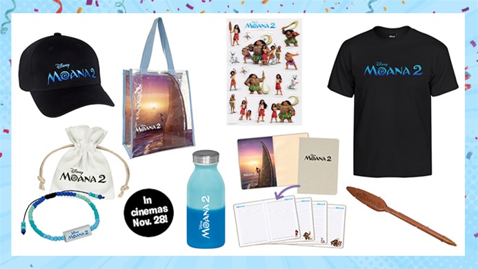 TOTAL GIRL NOV/DEC’24 A MOANA 2 MOVIE MERCH PACK GIVEAWAY