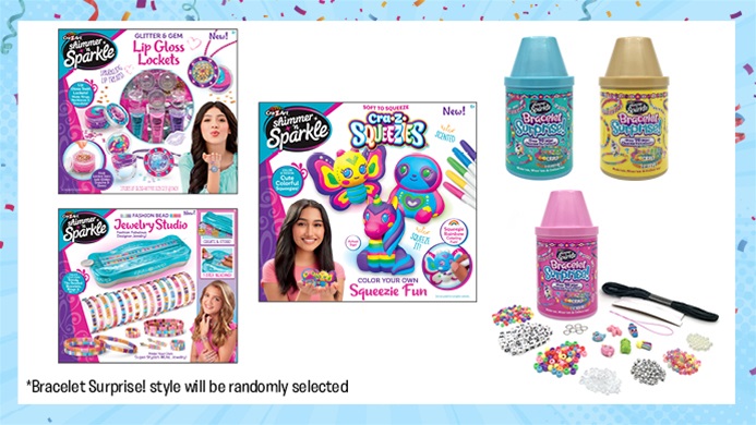 TOTAL GIRL NOV/DEC&#8217;24 A CRA-Z-ART SHIMMER 'N SPARKLE PRIZE PACK GIVEAWAY