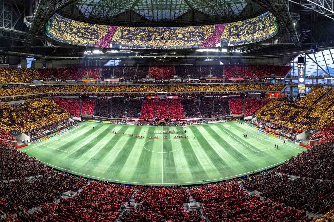 Watch Atlanta United S Full Stadium Tifo Culture Ftbl Life