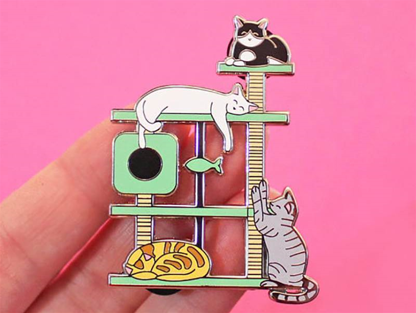 Kitty Paradise Cat Tree Pin Fashion Frankie Magazine Australian Fashion Magazine Online