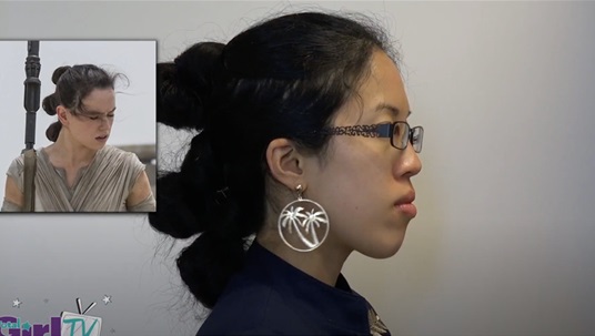 Do your hair just like Rey from The Last Jedi