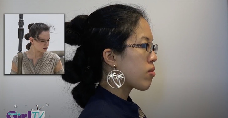 Do your hair just like Rey from The Last Jedi Do your hair just like Rey from The Last Jedi