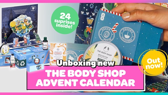 Shh... Sneak a peek inside the NEW Body Shop 2022 advent calendar!
