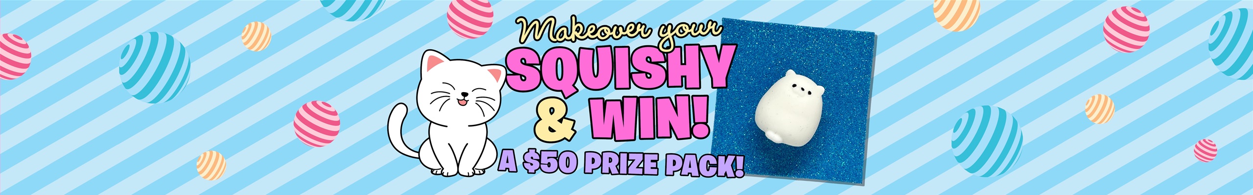 Makeover your Cool Kitty Squishy & WIN!